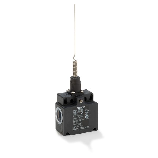 Limit switch, D4N, M20 (2-conduit), 1NC/1NO (snap-action), Roller leve image 3