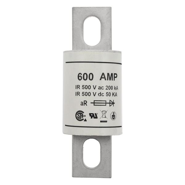 FUSE 500A 1000VDC 2BKN/75 AR CU image 6