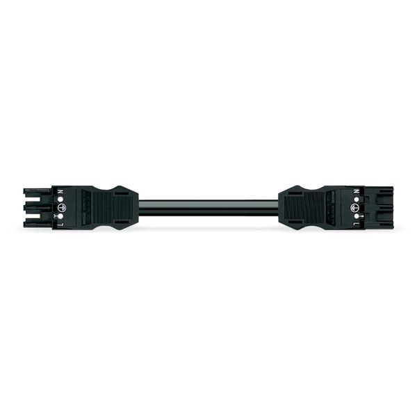 pre-assembled interconnecting cable Eca Socket/plug black image 4