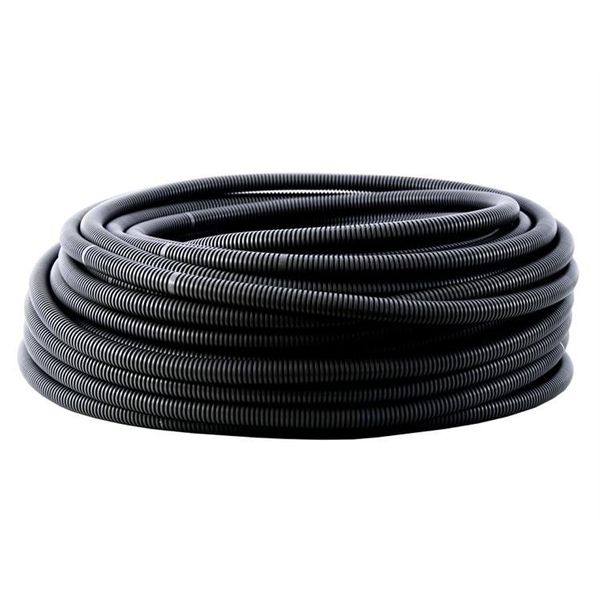 Corrugated PVC pipe, ø25mm, Black b/p RGS 50m (IPCN25F) image 2