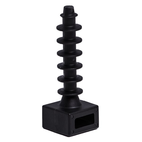 Screw Saddle Cable Support 6mm black (100pcs) THORGEON image 2
