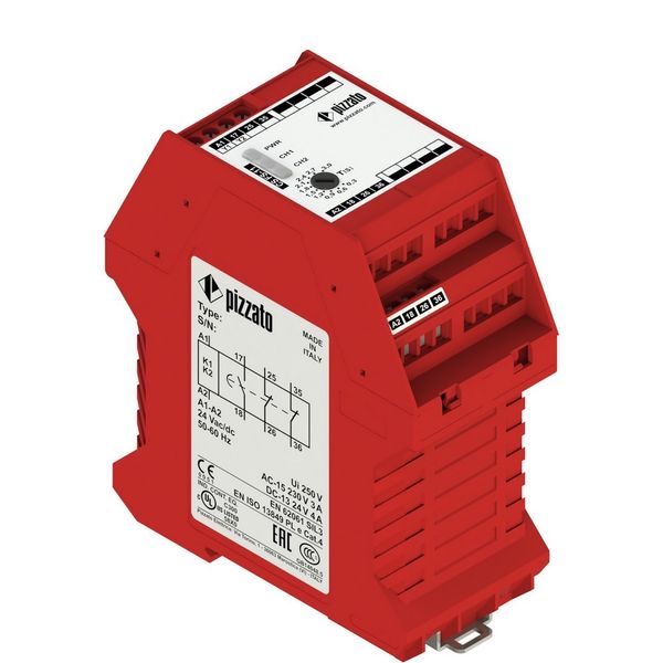 1NO 2NC timed safety module a CS FS-11V120 image 1