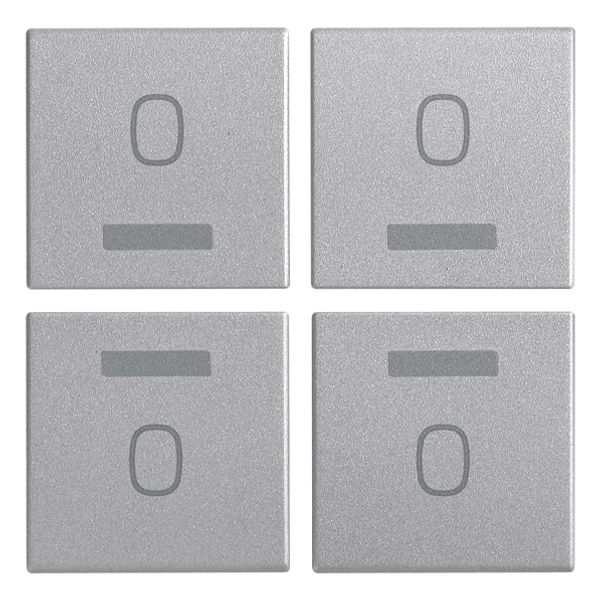 Four half-buttons 1M O symbol Next image 1