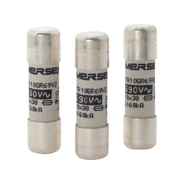 Cylindrical fuse-link gG 10x38 IEC 400VAC 10A With Striker image 1