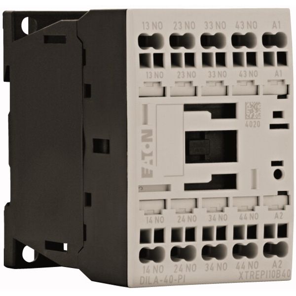 Contactor relay, 42 V 50 Hz, 48 V 60 Hz, 4 N/O, Push in terminals, AC operation image 3