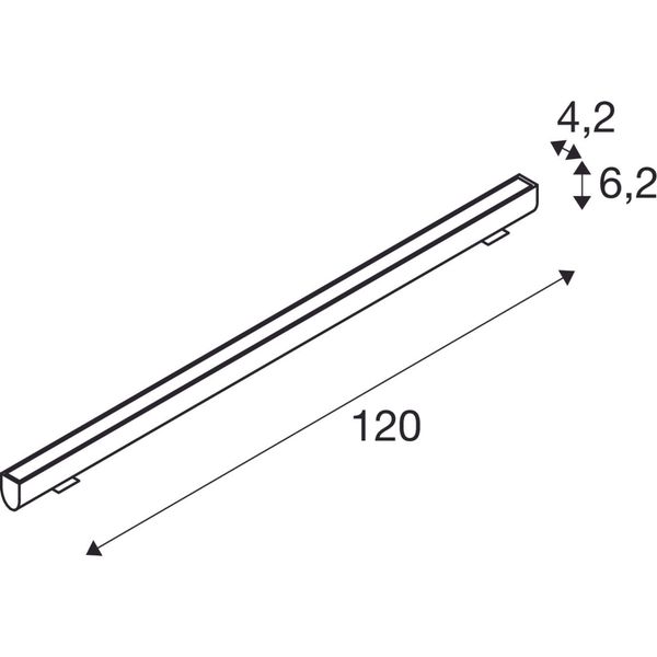 GALEN 120 34W 3000/4000K 230V LED IP65 anthracite image 2