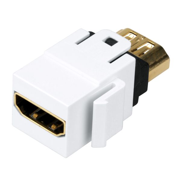 TOOLLESS LINE HDMI Coupler White image 1