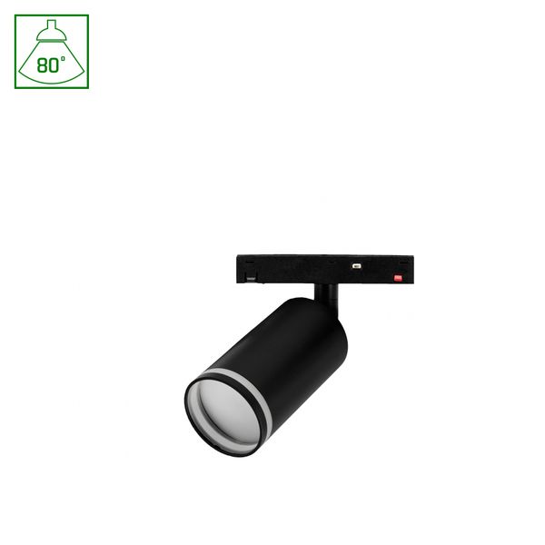 SYSTEM SHIFT BASIC - SPOT S RING LUMINAIRE  DIRECTIONAL 55X100X160MM 7W 2700K BLACK image 1