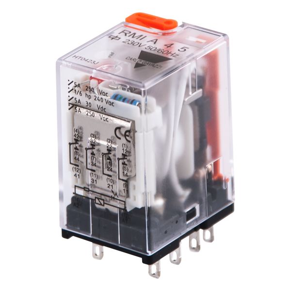 DIN Rail Socket for RMI EM Relays image 1