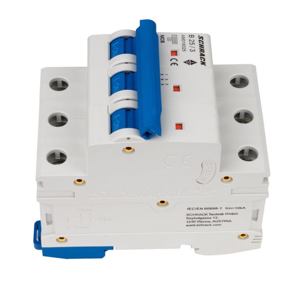 Miniature Circuit Breaker (MCB) AMPARO 10kA, B 25A, 3-pole image 6