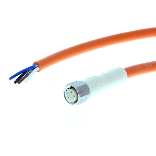 Sensor cable, M8 straight socket (female), 4-poles, PVC washdown resit image 1