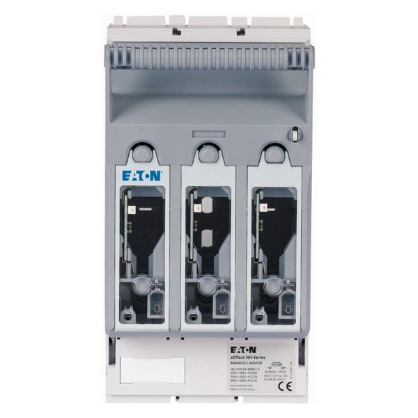 NH fuse-switch 3p box terminal 1,5 - 95 mm², mounting plate, light fuse monitoring, NH000 & NH00 image 9