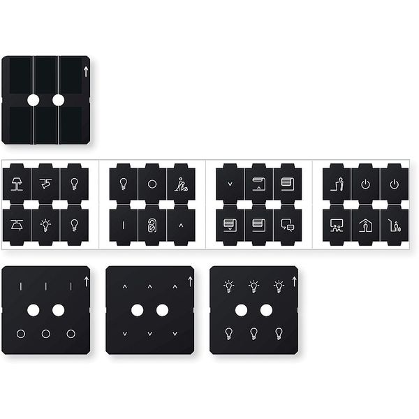 Foil set for KNX touch sensor Pro, system design image 1