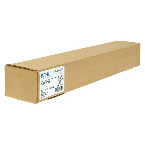 Fuse-link, high speed, 25 A, AC 6 kV, size 1, 65 x 70 x 300 mm, aR, IEC, with indicator image 10