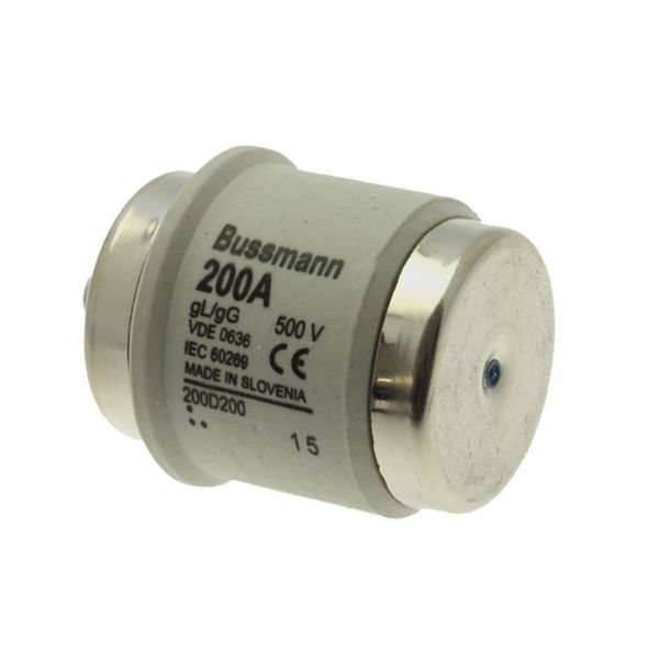 Fuse-link, low voltage, 200 A, AC 500 V, D5, 56 x 46 mm, gL/gG, DIN, IEC, time-delay image 8