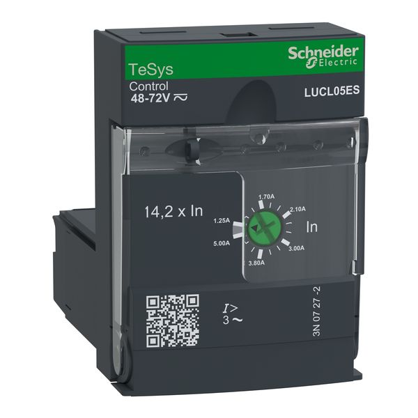 Standard control unit, TeSys Ultra, 1.25-5A, 3P motors, magnetic protection, coil 48-72V AC/DC image 5
