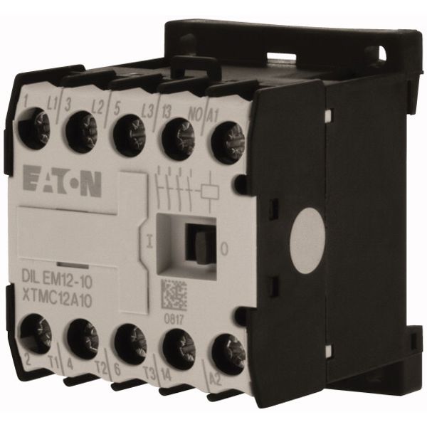 Contactor, 24 V 50 Hz, 3 pole, 380 V 400 V, 5.5 kW, Contacts N/O = Normally open= 1 N/O, Screw terminals, AC operation image 3