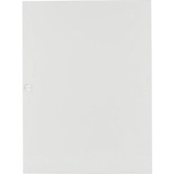 Flush mounted steel sheet door white, for 24MU per row, 5 rows image 2
