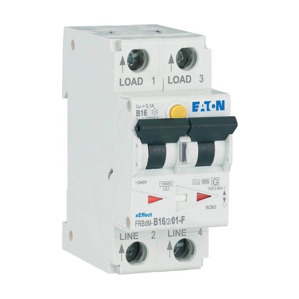 Digital RCD/MCB combination, 16 A, 100 mA, MCB trip characteristic: B, 2p, RCD trip characteristic: F image 7