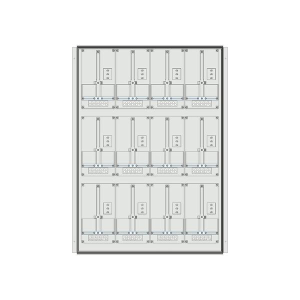 Meter box insert 3-rows, 12 meter boards / 27 Modul heights image 1