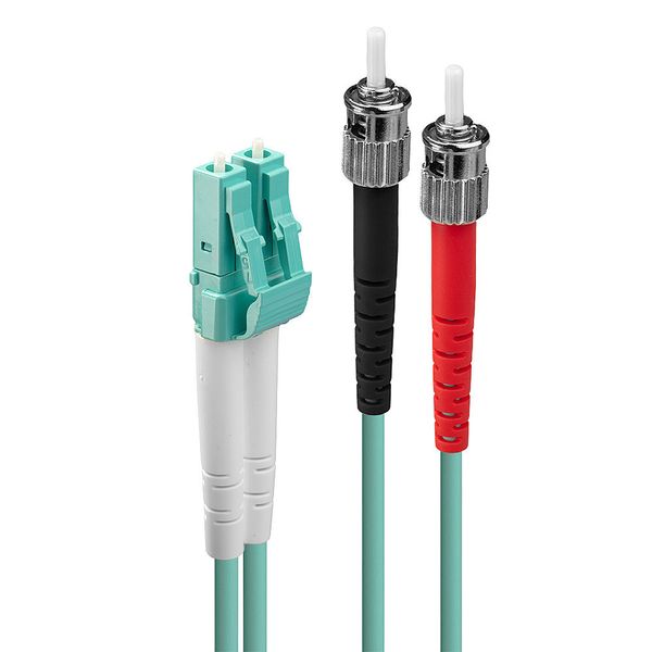 Fibre Optic Cable LC/ST OM3, 1m 50/125µm, Multimode image 1