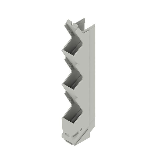 Side element, IP20 in installed state, Plastic, Agate grey, Width: 12. image 2