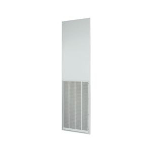 Rear wall ventilated, for HxW = 1400 x 600mm, IP42, grey image 4