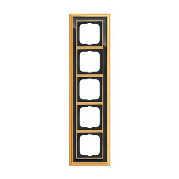 1721-836 Cover Frame Busch-dynasty® polished brass decor ivory white image 6