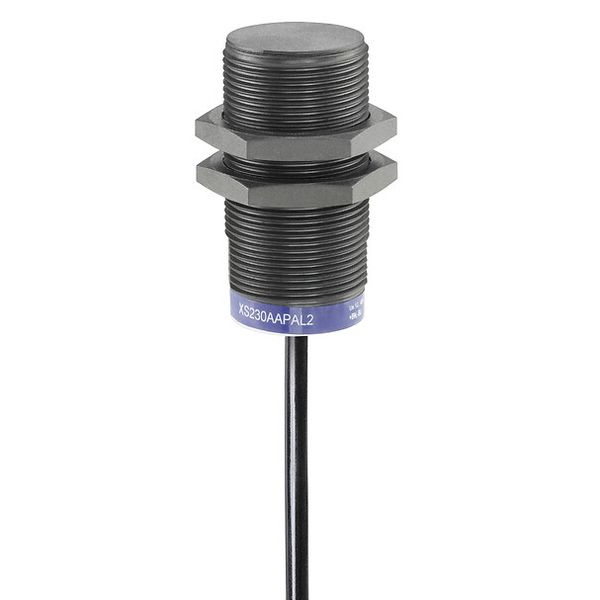 Inductive sensor XS2 M30 - L60mm - PPS - Sn22mm - 12..48VDC - cable 5m image 1