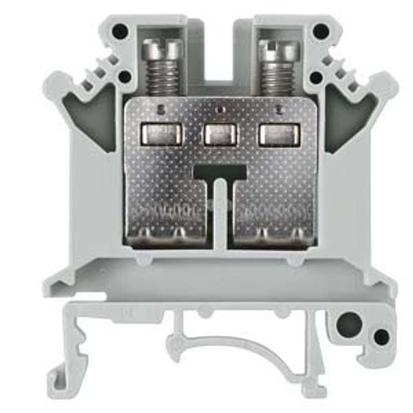 Installation terminal with screw terminal, cross-section: 16 mm2, width 10 mm, 8WH1001-0AK01 image 1