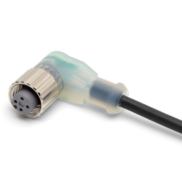 Sensor cable, M12 right-angle socket (female), 3-poles, A coded, PVC f image 1