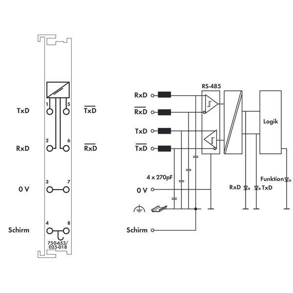 RS-485 Serial Interface 9600 baud None light gray image 4