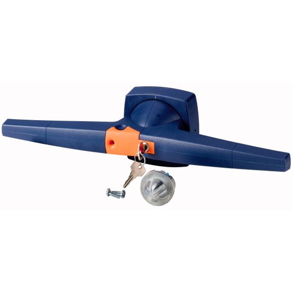 Toggle, 14mm, door installation, blue, cylinder lock image 1