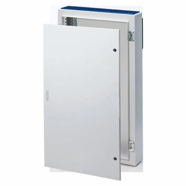 CVX DISTRIBUTION BOARD 160E - SURFACE-MOUNTING - 600x1000x170 - IP55 - WITH SOLID SHEET METAL DOOR - 2 LOCKS - WITH EXTRACTABLE FRAME - GREY RAL7035 image 2