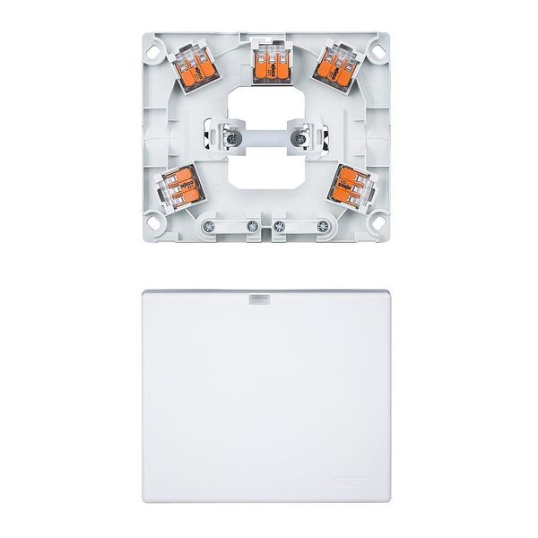 Merten stove & appliance connection d. UP with 2 outputs and plug-in connector. polar white image 1