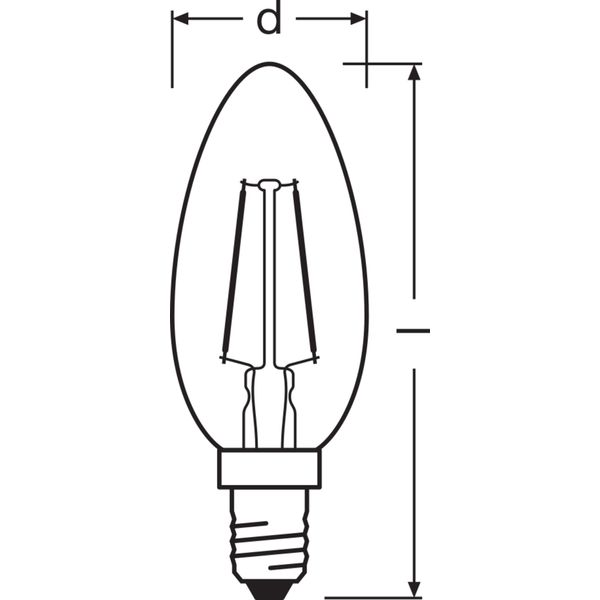 Vintage 1906® LED CLASSIC B 1.5W 824 Gold E14 image 8