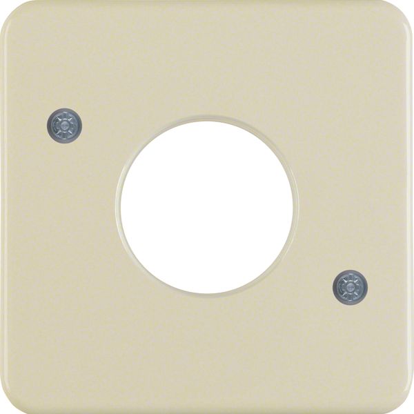 Centre plate f. push-b./pilot lamp E10, splash-prot. flush-mtd IP44, w image 1