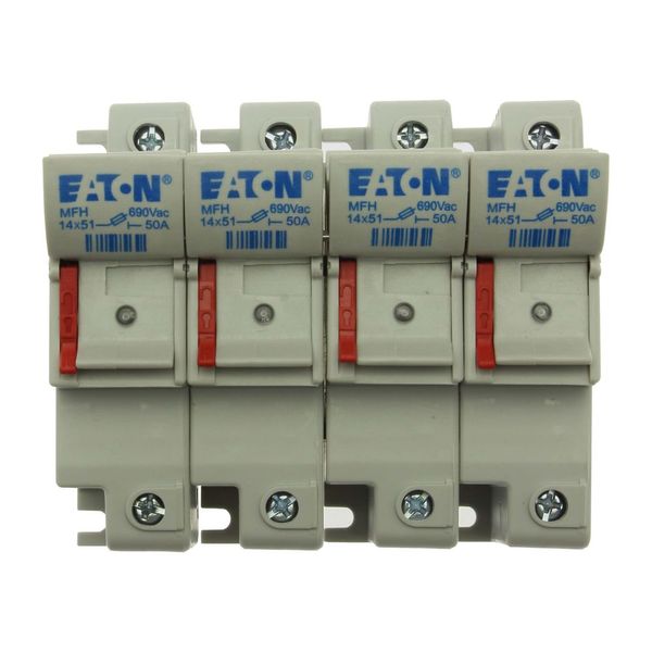 Fuse-holder, low voltage, 50 A, AC 690 V, 14 x 51 mm, 4P, IEC, with indicator image 13