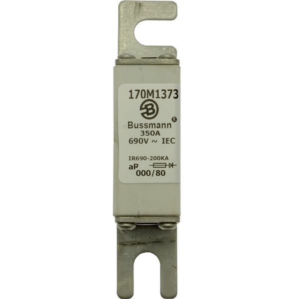 Fuse-link, high speed, 400 A, AC 600 V, size 000, 21 x 40 x 100 mm, aR, DIN, IEC, visual indicator image 2