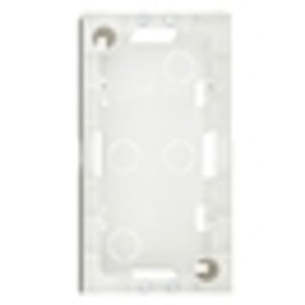 Two gang wall mounting housing, white image 6