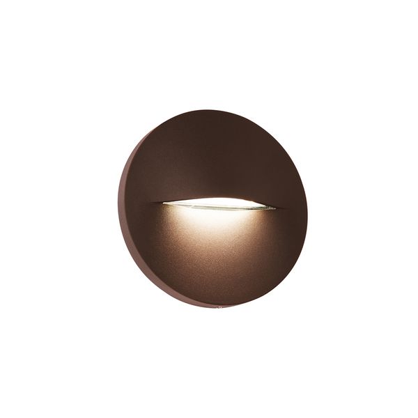 Wall Light Brown Round Vita image 1