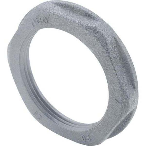 Plastic nut - PG1-x1.5 - Gray image 1