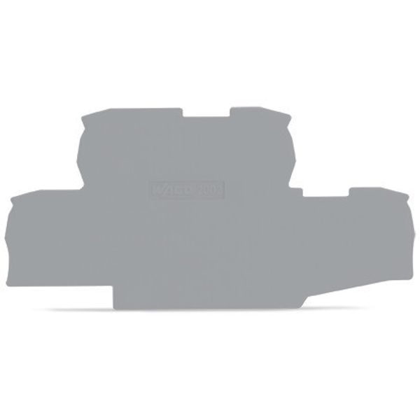 End plate 0.8 mm thick gray image 2