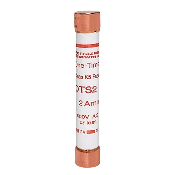 Fuse OTS - Class K5 - Fast-Acting 600VAC 300VDC 2A Ferrule image 1