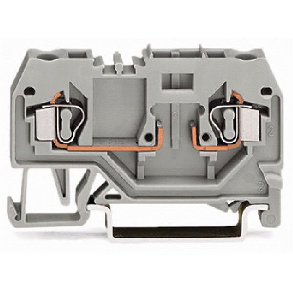 2-conductor carrier terminal block for DIN-rail 35 x 15 and 35 x 7.5 4 image 1