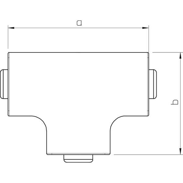 WDKH-T30045RW T- and crosspiece cover halogen-free 30x45mm image 2