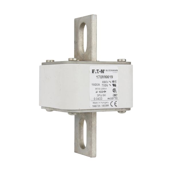 Fuse-link, high speed, 1600 A, AC 690 V, size 3, 76 x 92 x 135 mm, aR, IEC, UL image 16