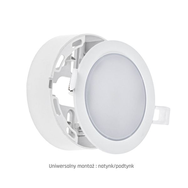 ALGINE 2IN1 SURFACE-RECESSED DOWNLIGHT 6W 580LM NW 230V IP20 ROUND image 6