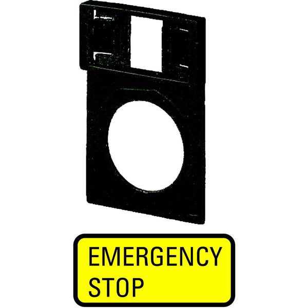 Carrier, +label, emergency-Stop image 2