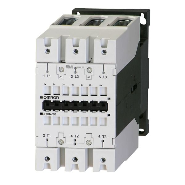 Contactor, 3-pole, 45 kW; 90 A AC3 (380-415 VAC), 110 VAC/DC image 2